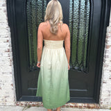 Celine Ombre' Halter Maxi Dress