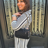 The Donna Mesh Purse in Black