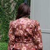Brawny Top in Brown