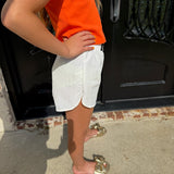 Lulu Mac Youth Solid Short in Ivory