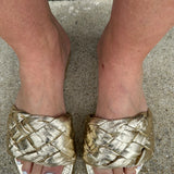 Venetta Woven Strap Slide