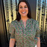 Clarissa Puff Sleeve Floral Top