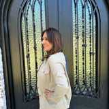 Vilagallo Beige Jacket with Colored Buttons