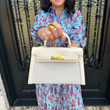 The Charming White Handbag