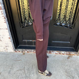 Spanx AirEssentials Wide Leg Pant in Truffle Brown Petite