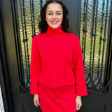 Spanx AirEssentials Turtleneck Tunic in Red