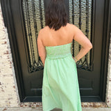 Verde Stripe Maxi Dress