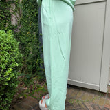 Lulu Mac Terry Cloth Pant in Mint