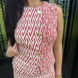 Gloria Waistcoat & Skort Set in Rust