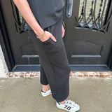 Sabrina Pant in Black