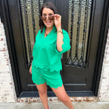 Envy Scalloped Set in Green