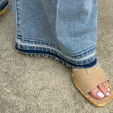 Dear John Fiona High Rise Raw Hem Jeans in Savannah