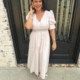 Bashful Poplin Maxi Dress