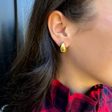 Small Teardrop Earrings in Gold