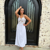 Siren Dress in White