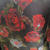 Gabby Rose Garden Dress in Black/Red