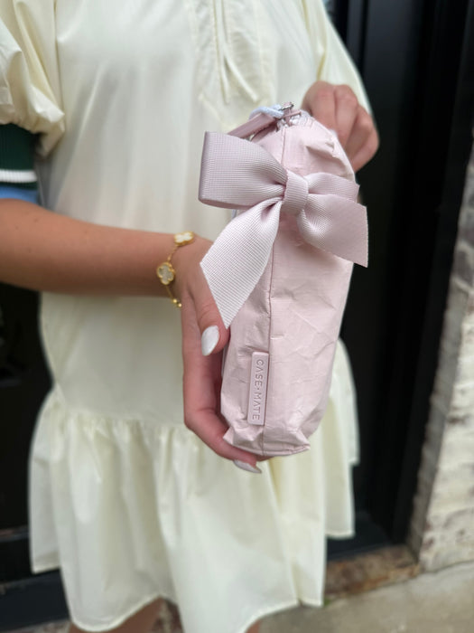 Essential Zip Pouch in Ballet Pink