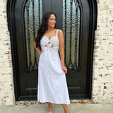 Siren Dress in White