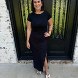 Z Supply Aurelia Midi Dress in Black