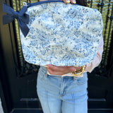 Essential Zip Pouch in Something Navy