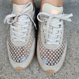 Back70 Paris G26 Rhinestone Sneakers in Gold