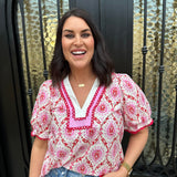 Love is in the Air Top in Pink