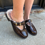 Harlah Plush Flats in Chocolate