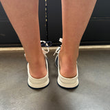 Back70 Venice Slip-On Sneakers in White/Navy