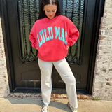 Lulu Mac Coral/Mint Sweatshirt