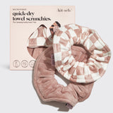 Towel Scrunchies in Terracotta