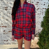 Z Supply Boyfriend Boxer in Red