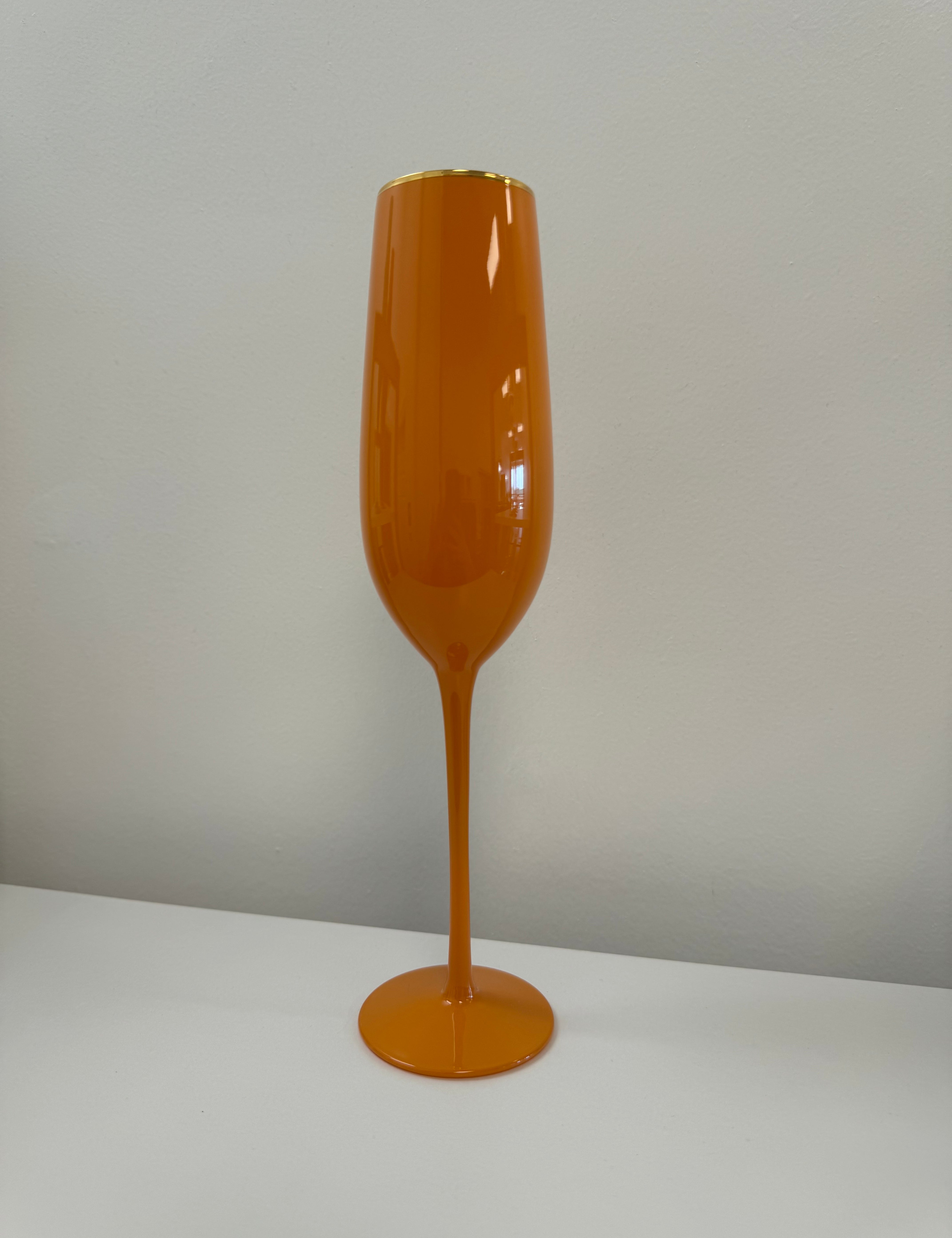 Sugar Plum Champagne Flute Glasses