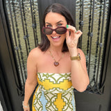 DIFF Lainey Oval Sunglasses in Dark Cherry Lacquer + Grey