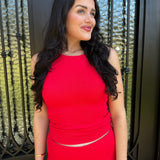 Z Supply Seeing Red Tank in Kiss Me Red