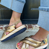 4ccccees Mellow Moa Sandals in Brass
