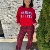Z Supply Santa's Helper Sweatshirt in Red