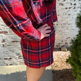 Z Supply Boyfriend Boxer in Red