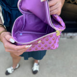 Mary Square Kiss and Makeup in Pink Floral and Venice Vines