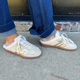 Back 70 Easter Fur Sneakers in Butter Gold
