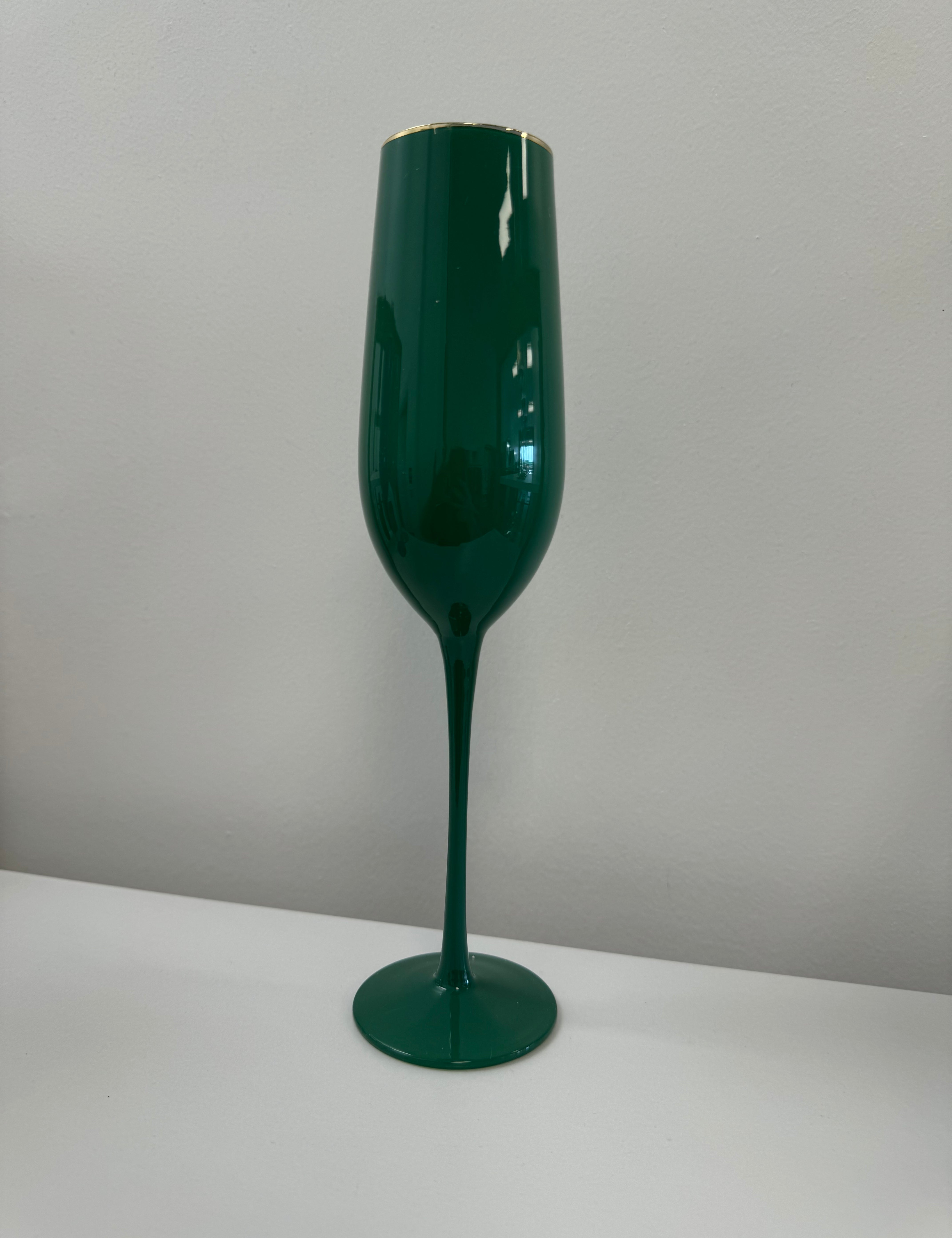 Sugar Plum Champagne Flute Glasses