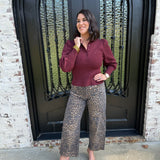 Ash Sweater in Burgundy