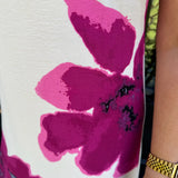 Peggy Puff Sleeve Maxi Dress in Fuchsia
