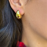 Small Teardrop Earrings in Gold