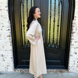 Annalise Sweater Dress in Sand