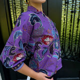 Maude Elsa Top in Purple Sparkle