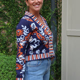 Franny Floral VNeck Cardigan