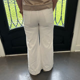 Connie Highwaisted Flare in Cream