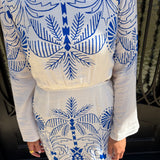 Z Supply Tahina Nautical Palm Mini Dress