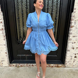 Jaqueline Dress in Blue