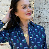 Chansutt Double Chain Coin Necklace in Gold